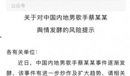 歌手蔡某某爆料了吗视频,揭秘娱乐圈背后真相